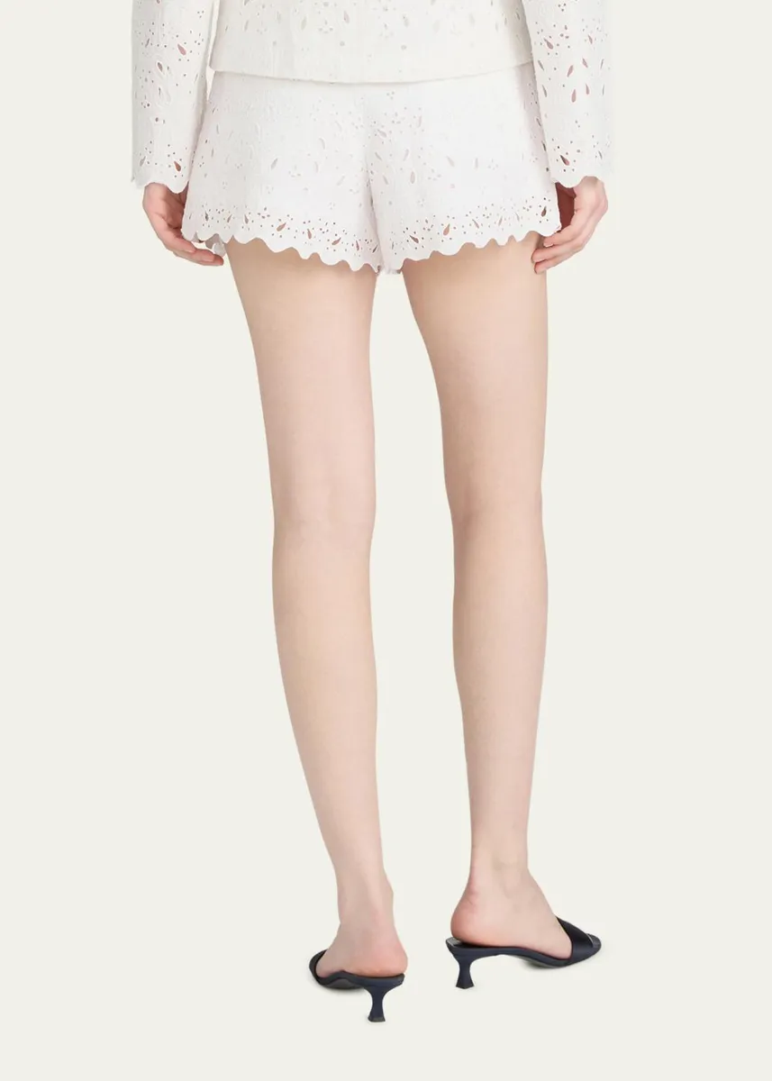 Frame The Paisley Eyelet Shorts | Thumbnail 3 Frame The Paisley Eyelet Shorts | Thumbnail 3