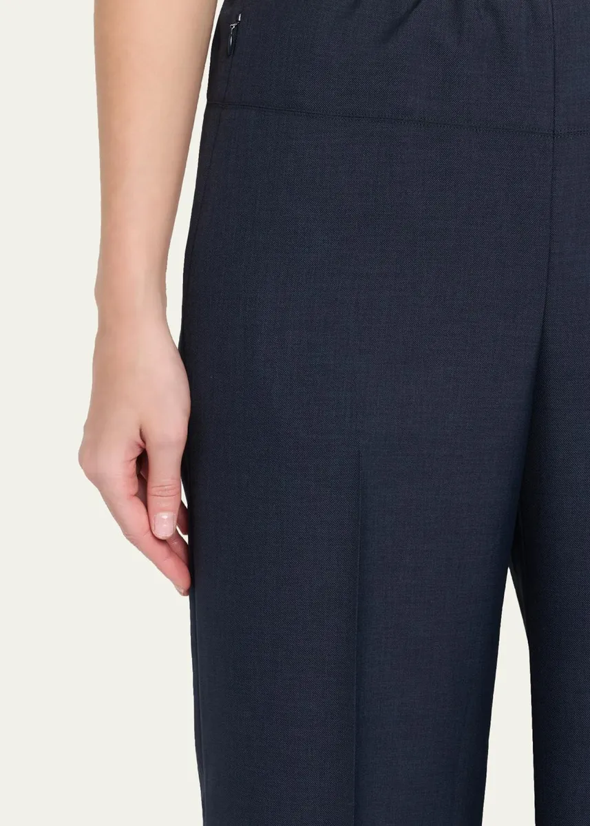 Theory Cropped Wide-Leg Pants | Thumbnail 5