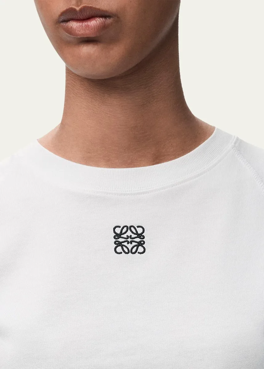 Loewe Small Fit Cap-Sleeve T-Shirt | Thumbnail 5 Loewe Small Fit Cap-Sleeve T-Shirt | Thumbnail 5