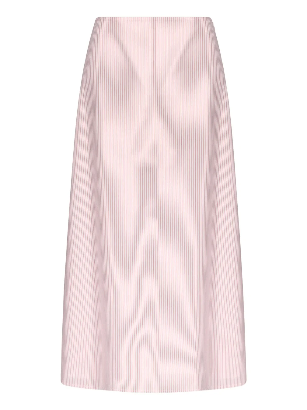 Striped Cotton A-Line Skirt