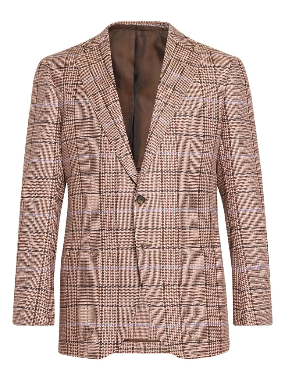 Cesare Attolini Men's Plaid Cashmere Jacket