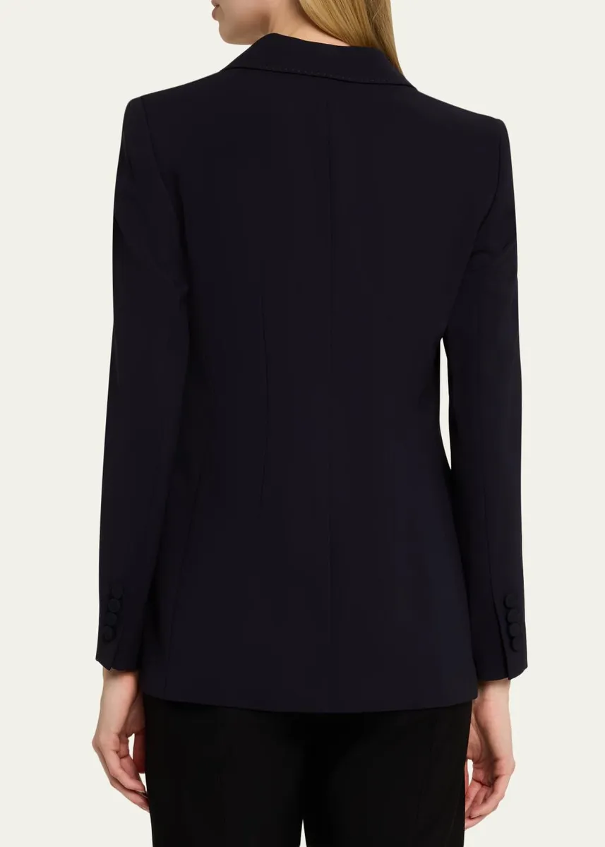 Lafayette 148 New York Single-Button Finesse Crepe Blazer | Thumbnail 7 Lafayette 148 New York Single-Button Finesse Crepe Blazer | Thumbnail 7
