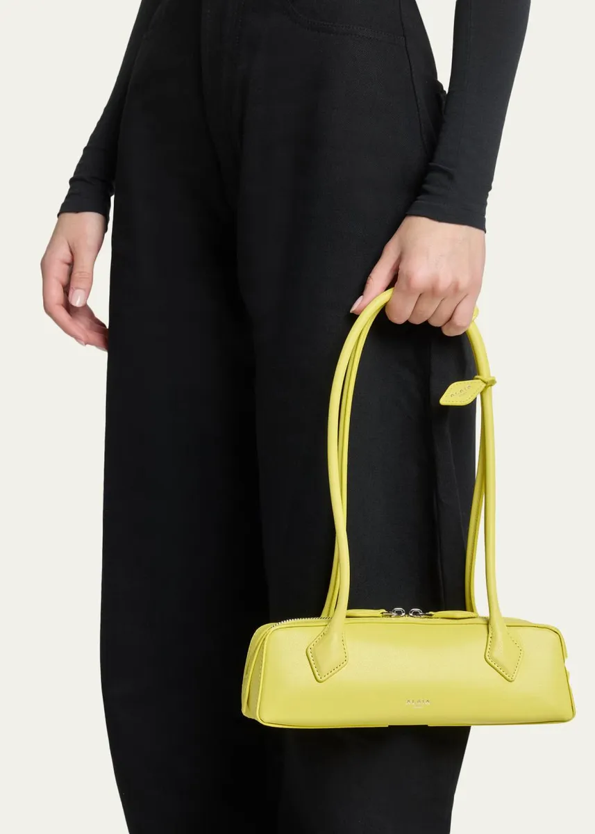 ALAÏA Le Teckel Small Shoulder Bag in Leather | Thumbnail 5 ALAÏA Le Teckel Small Shoulder Bag in Leather | Thumbnail 5