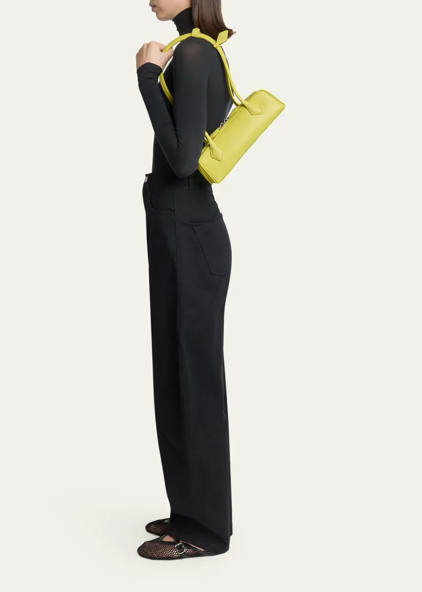 ALAÏA Le Teckel Small Shoulder Bag in Leather | Thumbnail 8 ALAÏA Le Teckel Small Shoulder Bag in Leather | Thumbnail 8