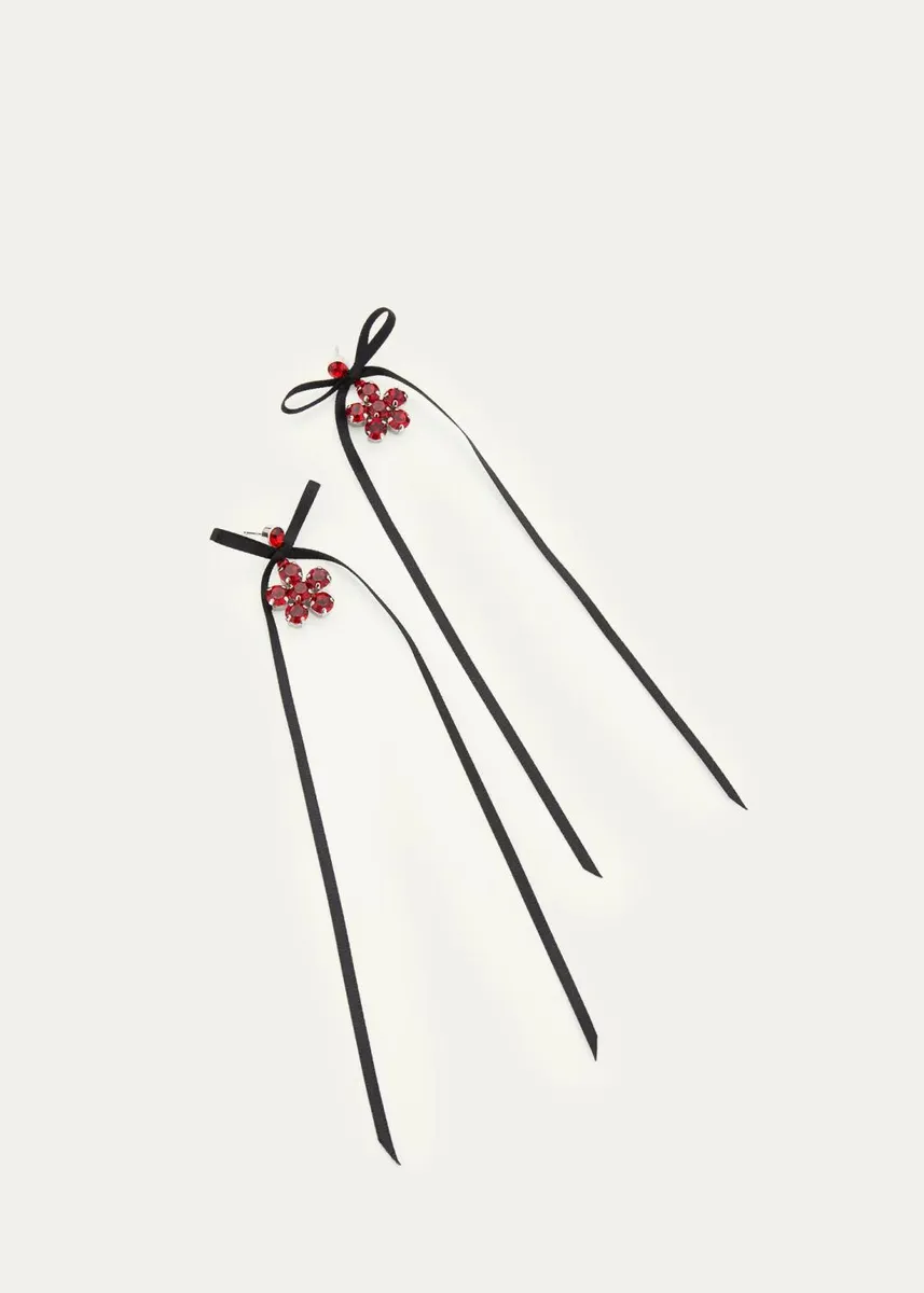 Simone Rocha Mini Daisy Drop Earrings | Thumbnail 3