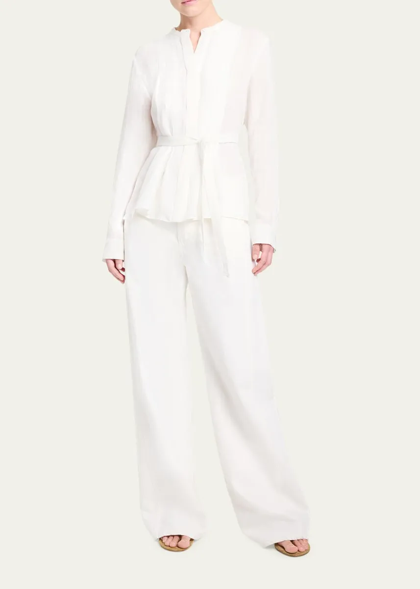TWP Pleated Poet Blouse | Thumbnail 2 TWP Pleated Poet Blouse | Thumbnail 2