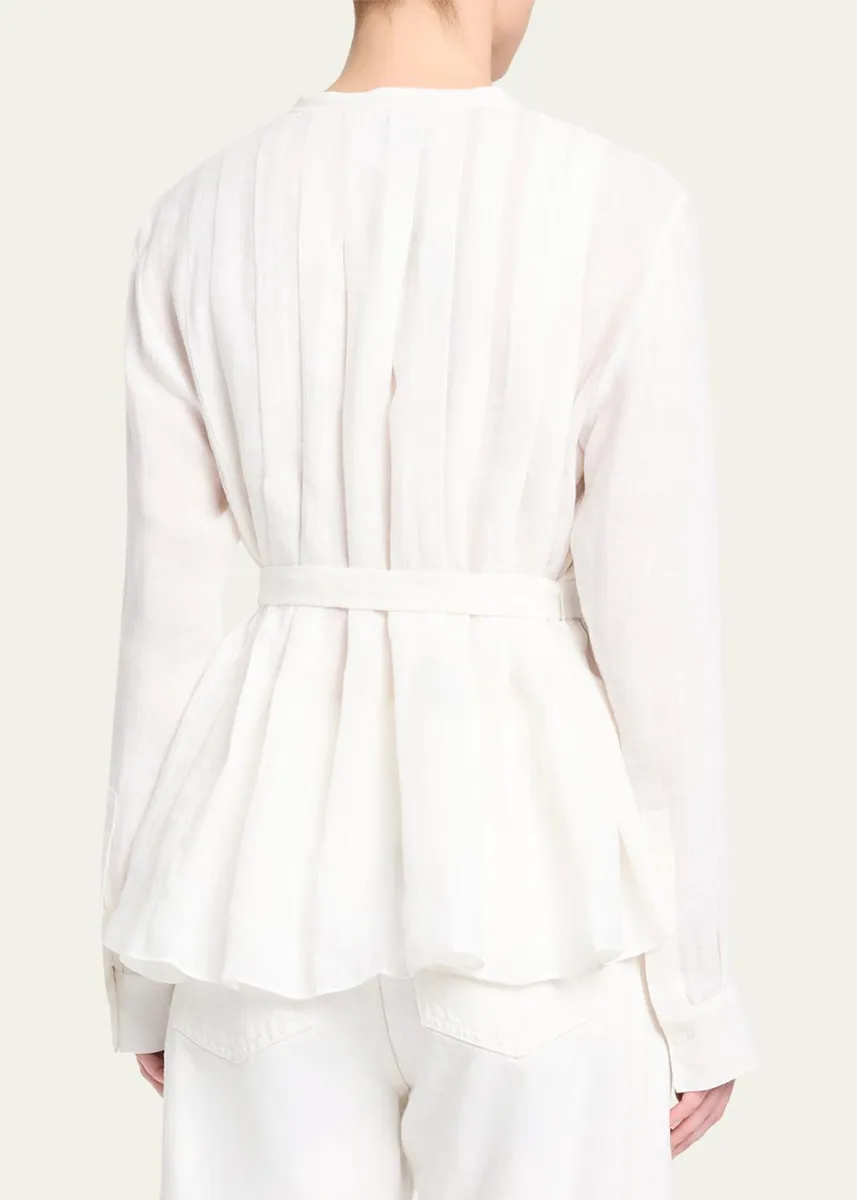 TWP Pleated Poet Blouse | Thumbnail 3 TWP Pleated Poet Blouse | Thumbnail 3