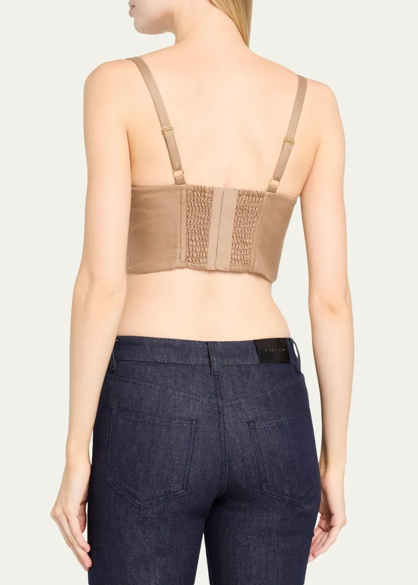L'Agence Sonya Satin Bralette Bustier Top | Thumbnail 3 L'Agence Sonya Satin Bralette Bustier Top | Thumbnail 3