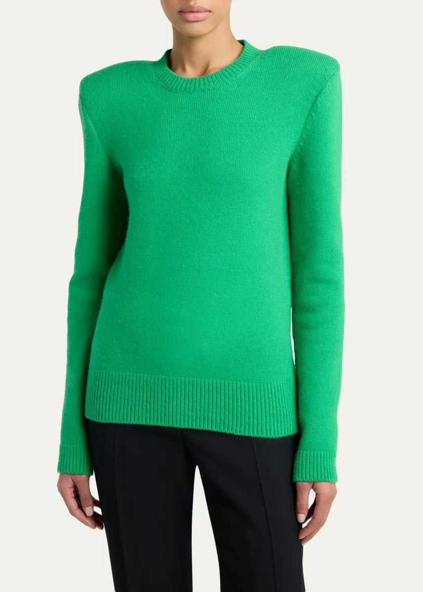 Tom Ford Long-Sleeve Cotton Crewneck Sweater | Thumbnail 4 Tom Ford Long-Sleeve Cotton Crewneck Sweater | Thumbnail 4