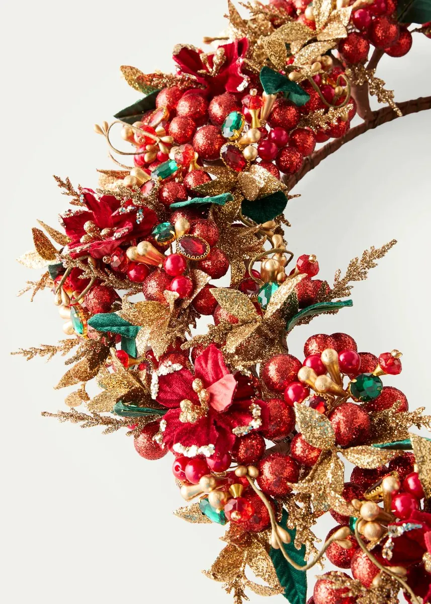 Salzburg Creations Shining Elegance 20" Wreath | Thumbnail 2 Salzburg Creations Shining Elegance 20" Wreath | Thumbnail 2