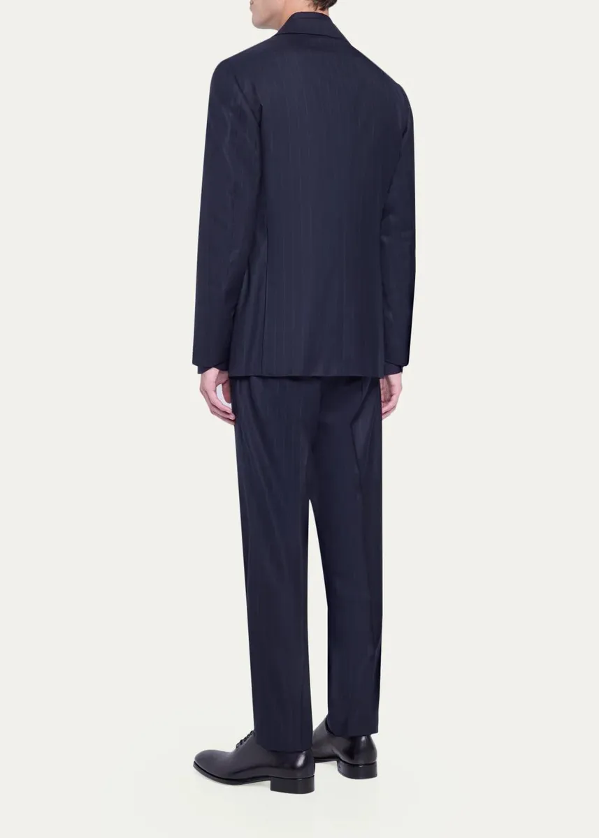 Cesare Attolini Men's Wool Plaid Two-Piece Suit | Thumbnail 7 Cesare Attolini Men's Wool Plaid Two-Piece Suit | Thumbnail 7