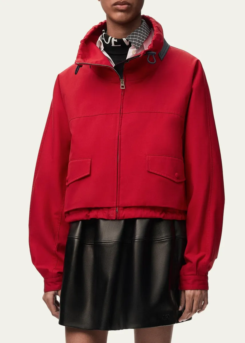 Loewe Lightweight Cropped Technical Jacket | Thumbnail 4 Loewe Lightweight Cropped Technical Jacket | Thumbnail 4