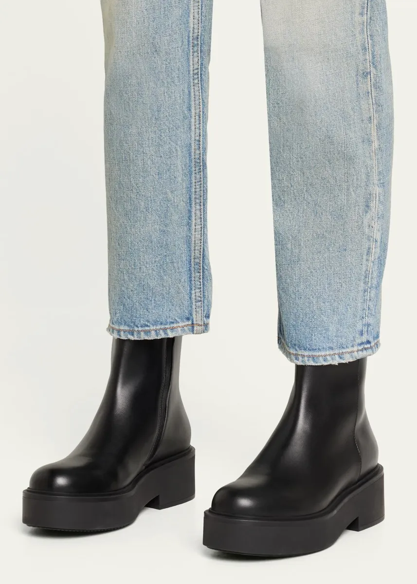 Gianvito Rossi 20mm Hiro Leather Ankle Boots | Thumbnail 2 Gianvito Rossi 20mm Hiro Leather Ankle Boots | Thumbnail 2