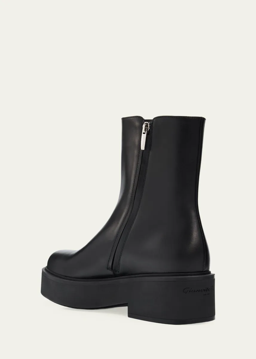 Gianvito Rossi 20mm Hiro Leather Ankle Boots | Thumbnail 4 Gianvito Rossi 20mm Hiro Leather Ankle Boots | Thumbnail 4