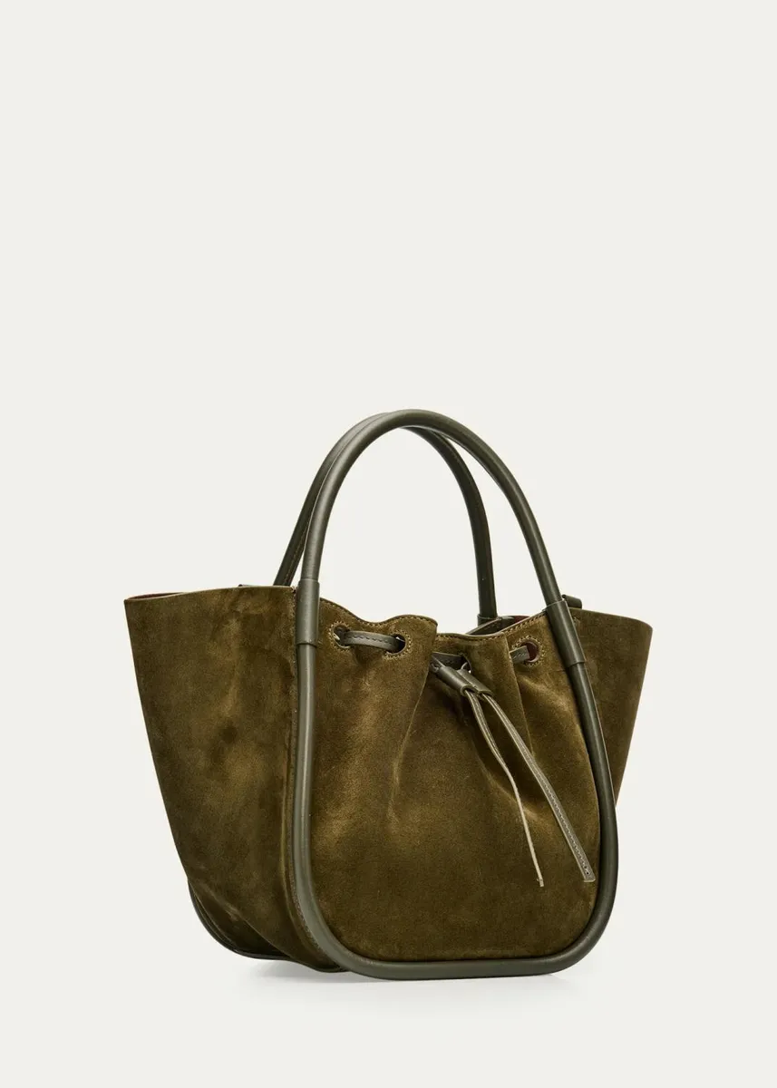 Proenza Schouler Small Ruched Suede Tote Bag | Thumbnail 7 Proenza Schouler Small Ruched Suede Tote Bag | Thumbnail 7