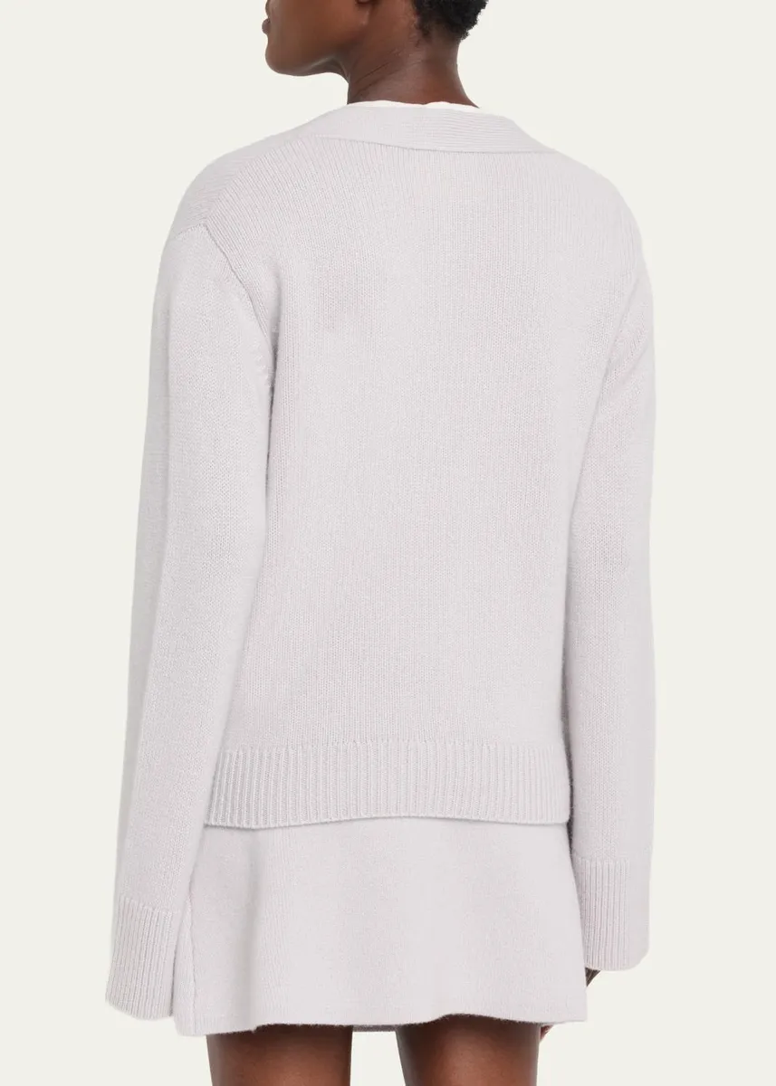 Lisa Yang Danni Cashmere V-Neck Cardigan | Thumbnail 3