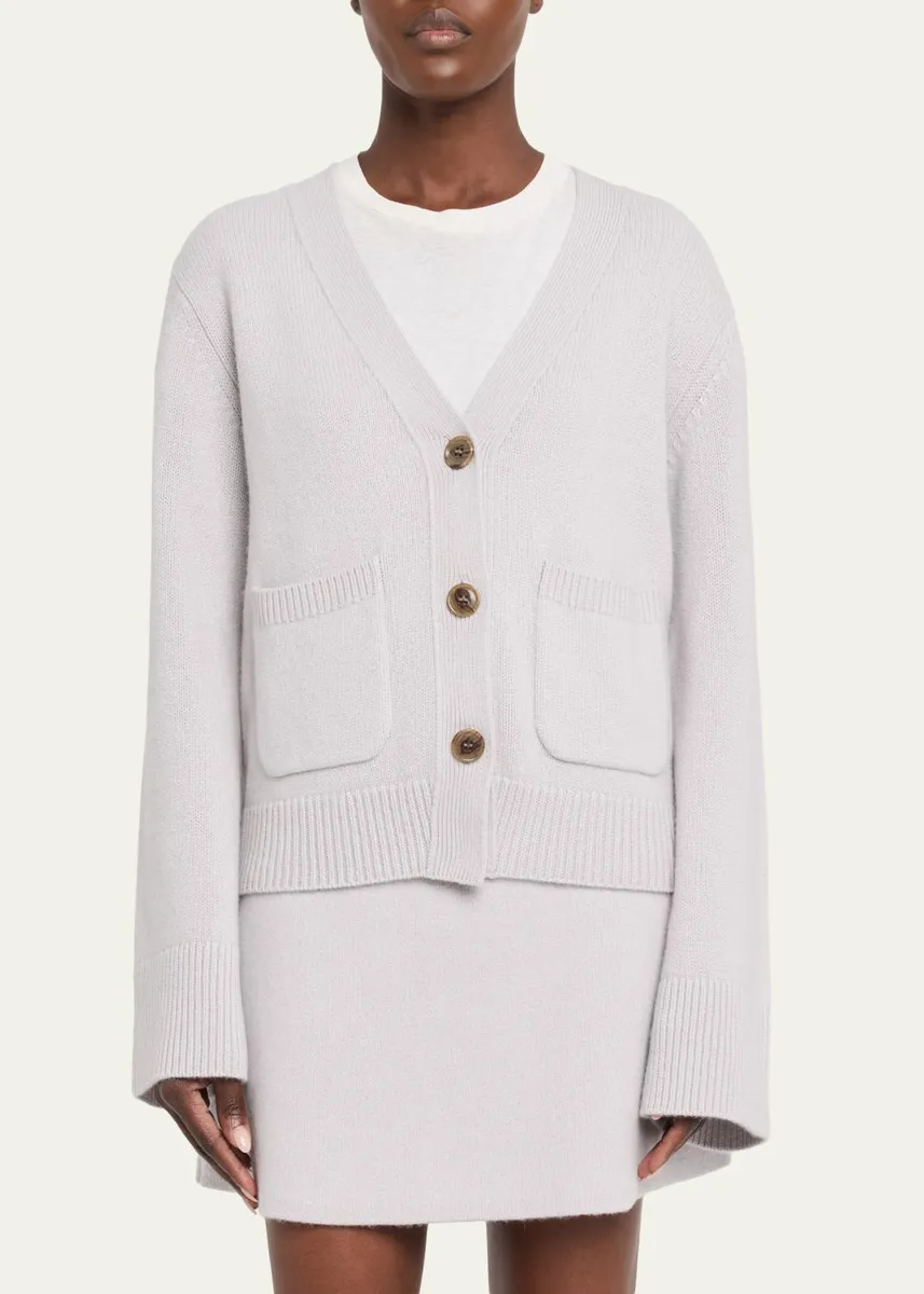 Lisa Yang Danni Cashmere V-Neck Cardigan | Thumbnail 4