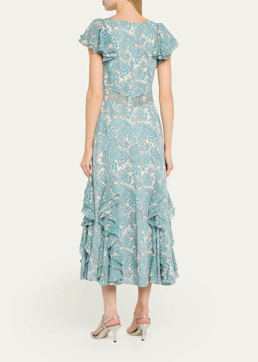 Cinq à Sept Hendrix Paisley Maxi Dress | Thumbnail 3 Cinq à Sept Hendrix Paisley Maxi Dress | Thumbnail 3