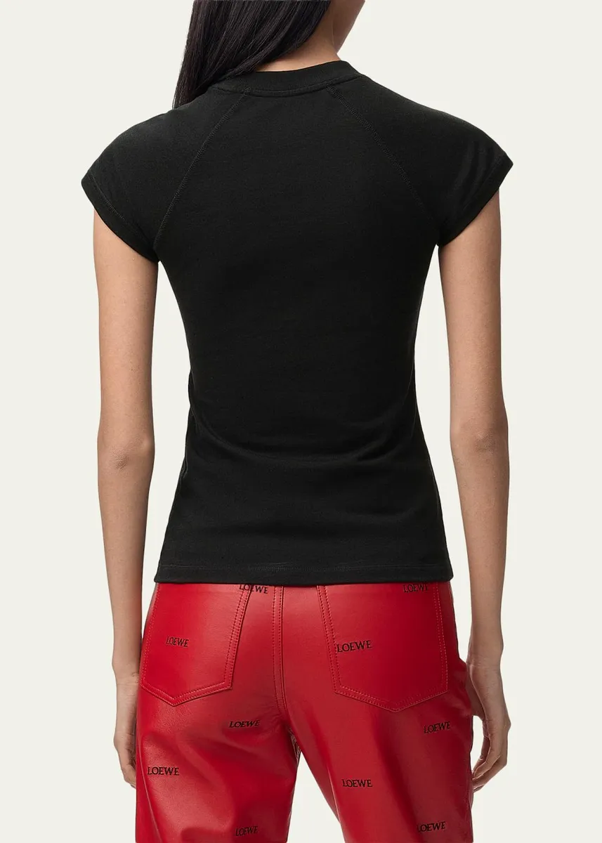 Loewe Small Fit Cap-Sleeve T-Shirt | Thumbnail 3