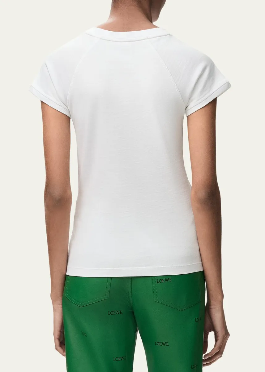 Loewe Small Fit Cap-Sleeve T-Shirt | Thumbnail 7