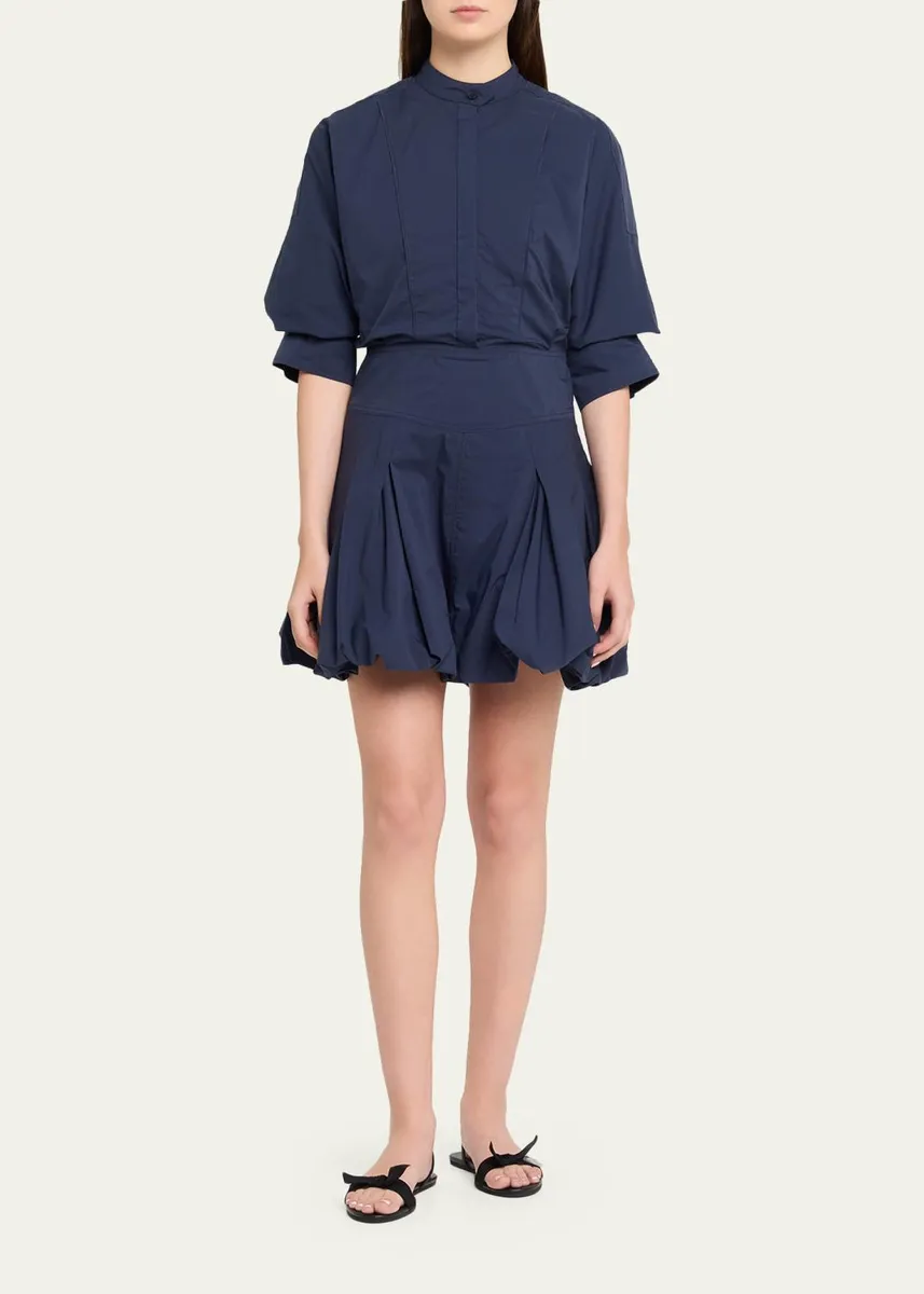Simkhai Effie Cotton Bubble Mini Dress | Thumbnail 2 Simkhai Effie Cotton Bubble Mini Dress | Thumbnail 2