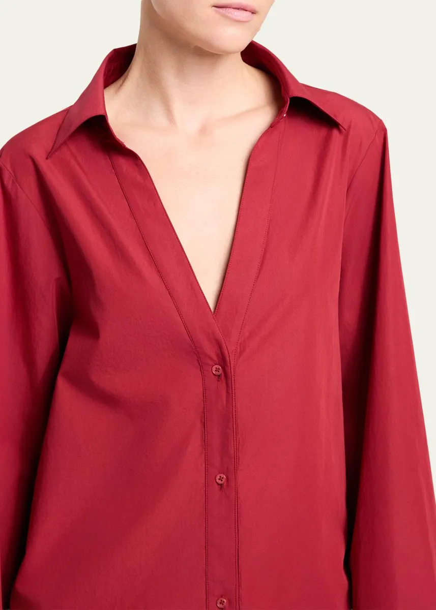 TWP Deep V Relaxed Shirt | Thumbnail 5 TWP Deep V Relaxed Shirt | Thumbnail 5
