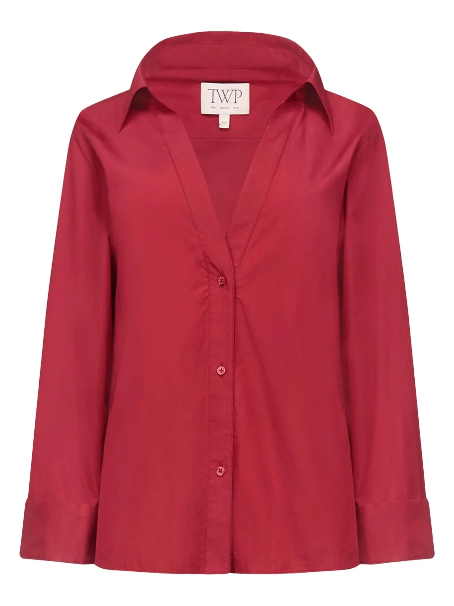 TWP Deep V Relaxed Shirt