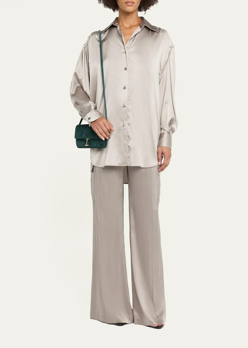 Tom Ford Suede Hanging T Crossbody Wallet | Thumbnail 9