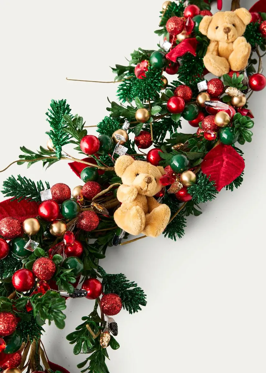 Salzburg Creations Beary Christmas 60" Garland | Thumbnail 2 Salzburg Creations Beary Christmas 60" Garland | Thumbnail 2