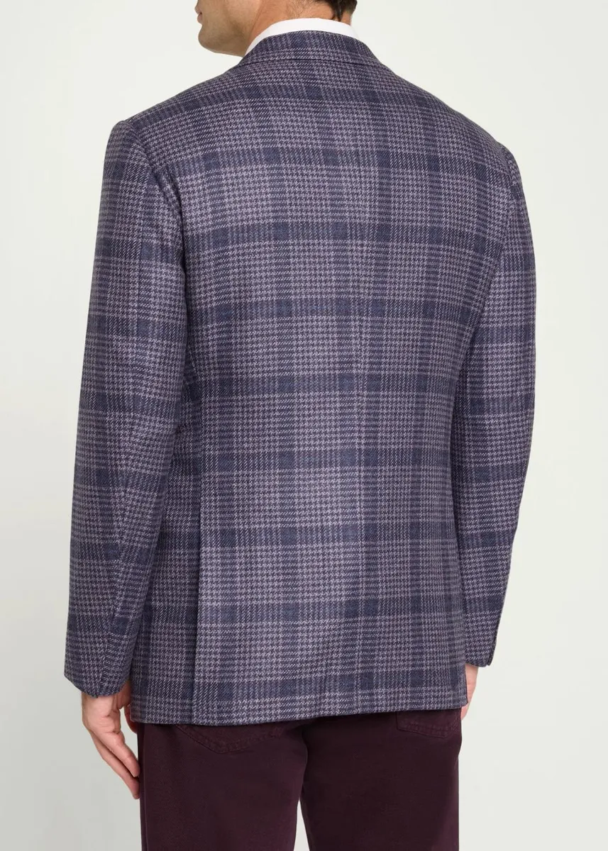 Cesare Attolini Men's Plaid Cashmere Jacket | Thumbnail 3 Cesare Attolini Men's Plaid Cashmere Jacket | Thumbnail 3