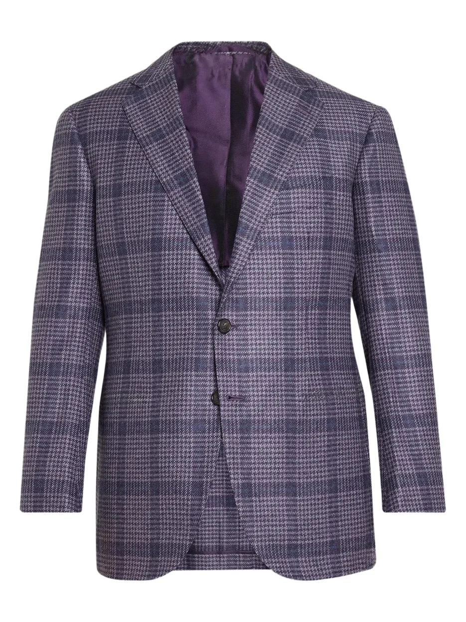 Cesare Attolini Men's Plaid Cashmere Jacket