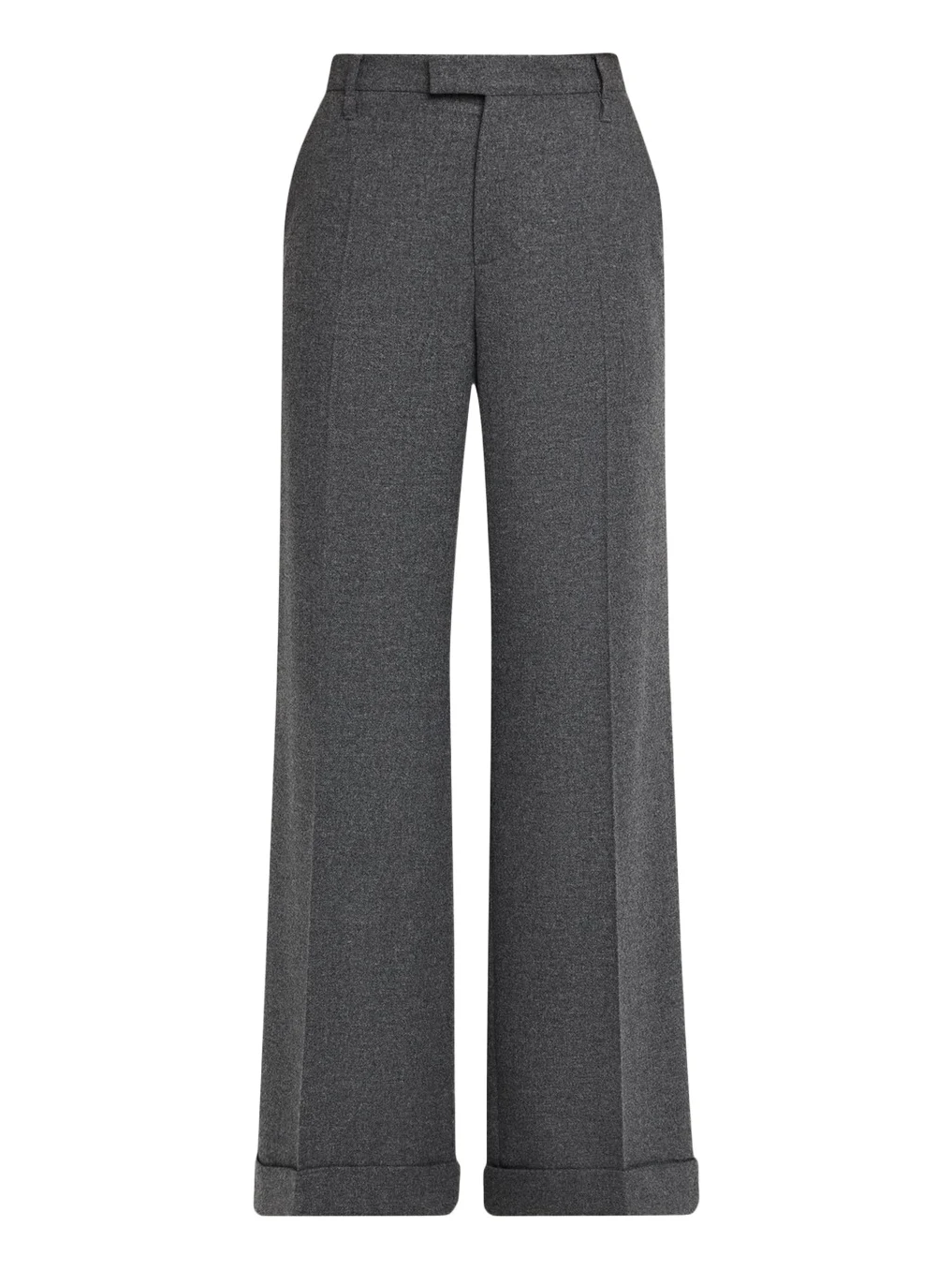 Brunello Cucinelli Cashmere-Wool Wide-Legs Trousers