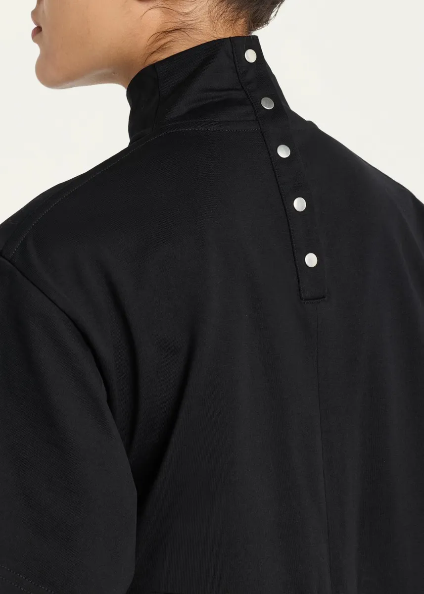 ALAÏA Short-Sleeve Asymmetric Triangle T-Shirt | Thumbnail 5