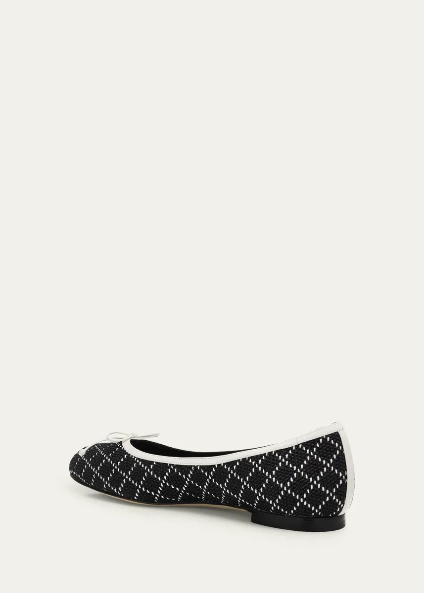 Manolo Blahnik Verallim Raffia Ballerina Flats | Thumbnail 2 Manolo Blahnik Verallim Raffia Ballerina Flats | Thumbnail 2