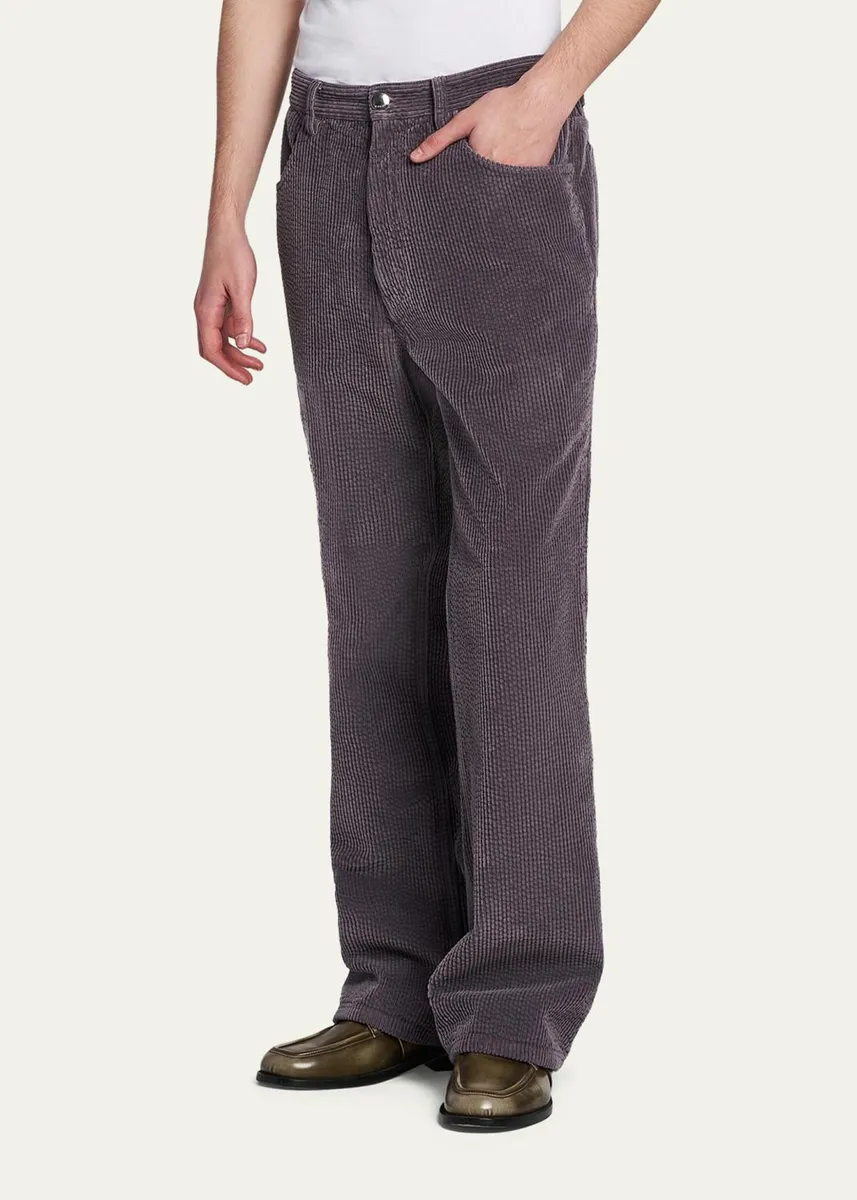 Marni Men's Corduroy Flared Five-Pocket Pants | Thumbnail 4 Marni Men's Corduroy Flared Five-Pocket Pants | Thumbnail 4