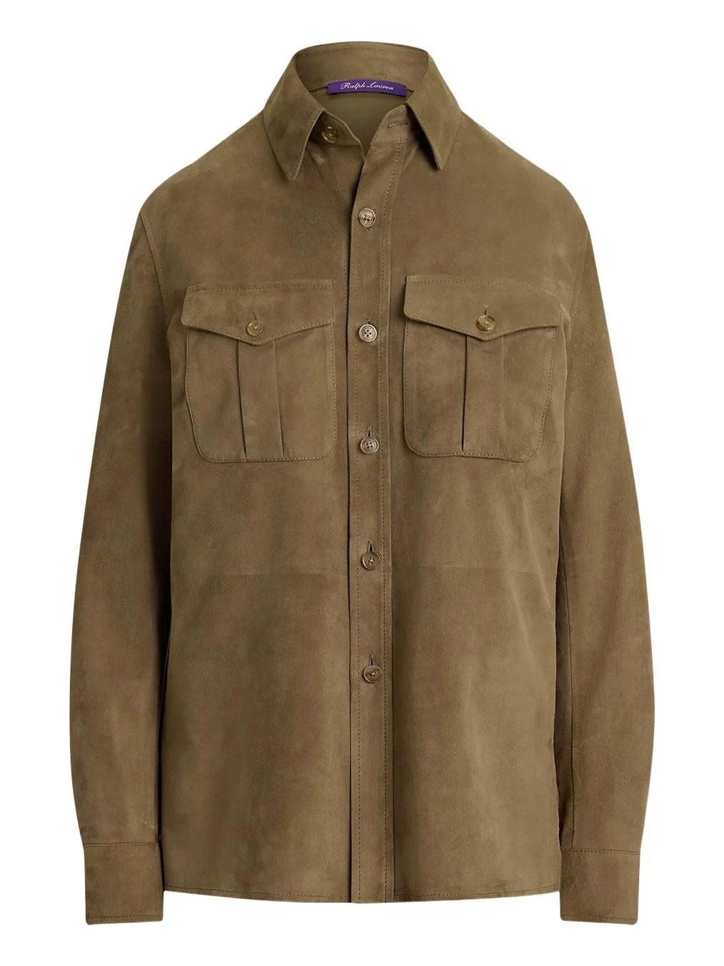 Ralph Lauren Collection Landry Lamb-Suede Shirt