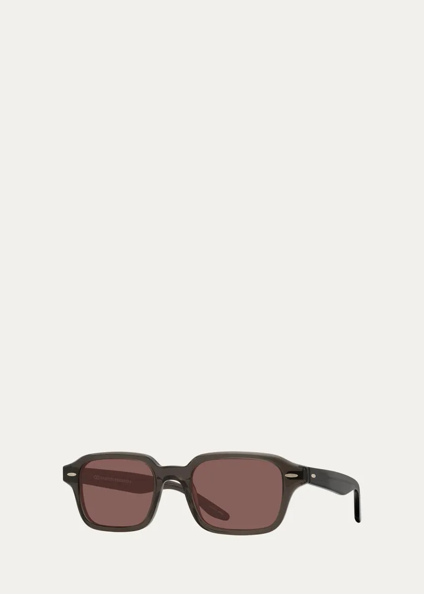 BARTON PERREIRA Men's Acetate Rectangle Sunglasses | Thumbnail 2 BARTON PERREIRA Men's Acetate Rectangle Sunglasses | Thumbnail 2