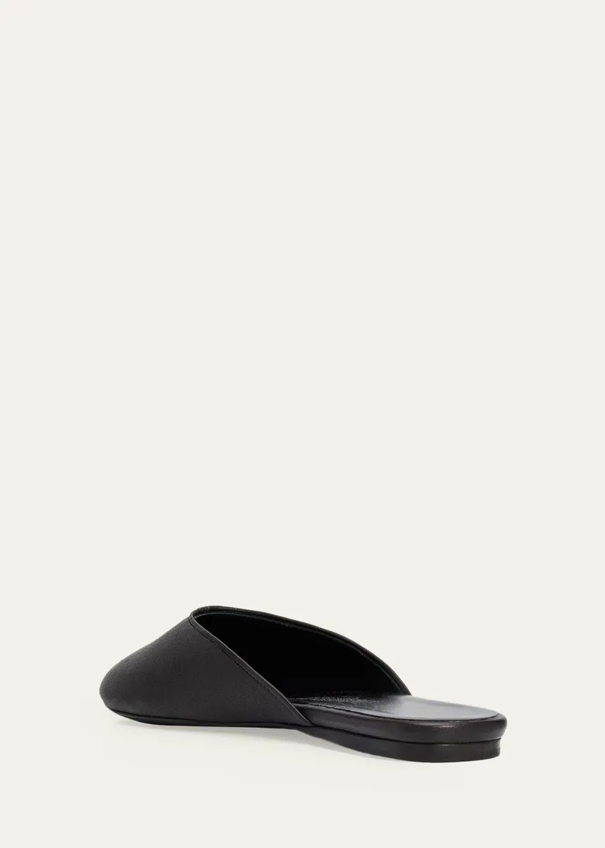 Jude Date Leather Peep-Toe Flats | Thumbnail 4