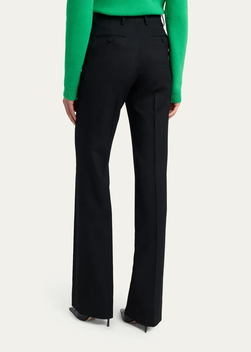 Tom Ford Mid-Rise Wool Bootcut Trousers | Thumbnail 3 Tom Ford Mid-Rise Wool Bootcut Trousers | Thumbnail 3