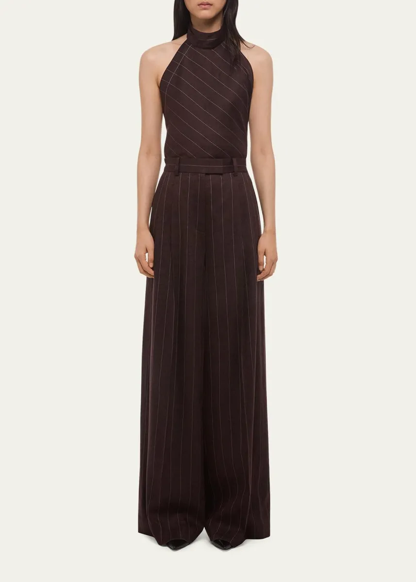 Helmut Lang Double-Pleated Wide-Leg Trousers | Thumbnail 2 Helmut Lang Double-Pleated Wide-Leg Trousers | Thumbnail 2