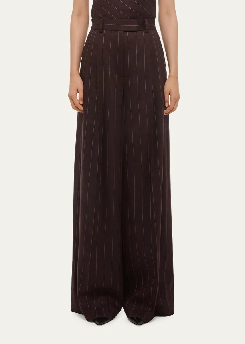 Helmut Lang Double-Pleated Wide-Leg Trousers | Thumbnail 4 Helmut Lang Double-Pleated Wide-Leg Trousers | Thumbnail 4