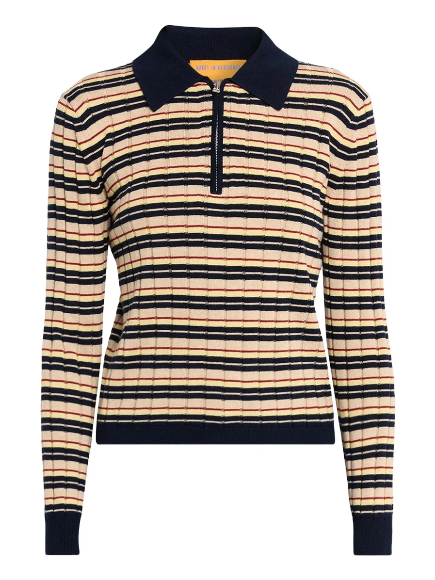 Striped Track Polo Striped Track Polo