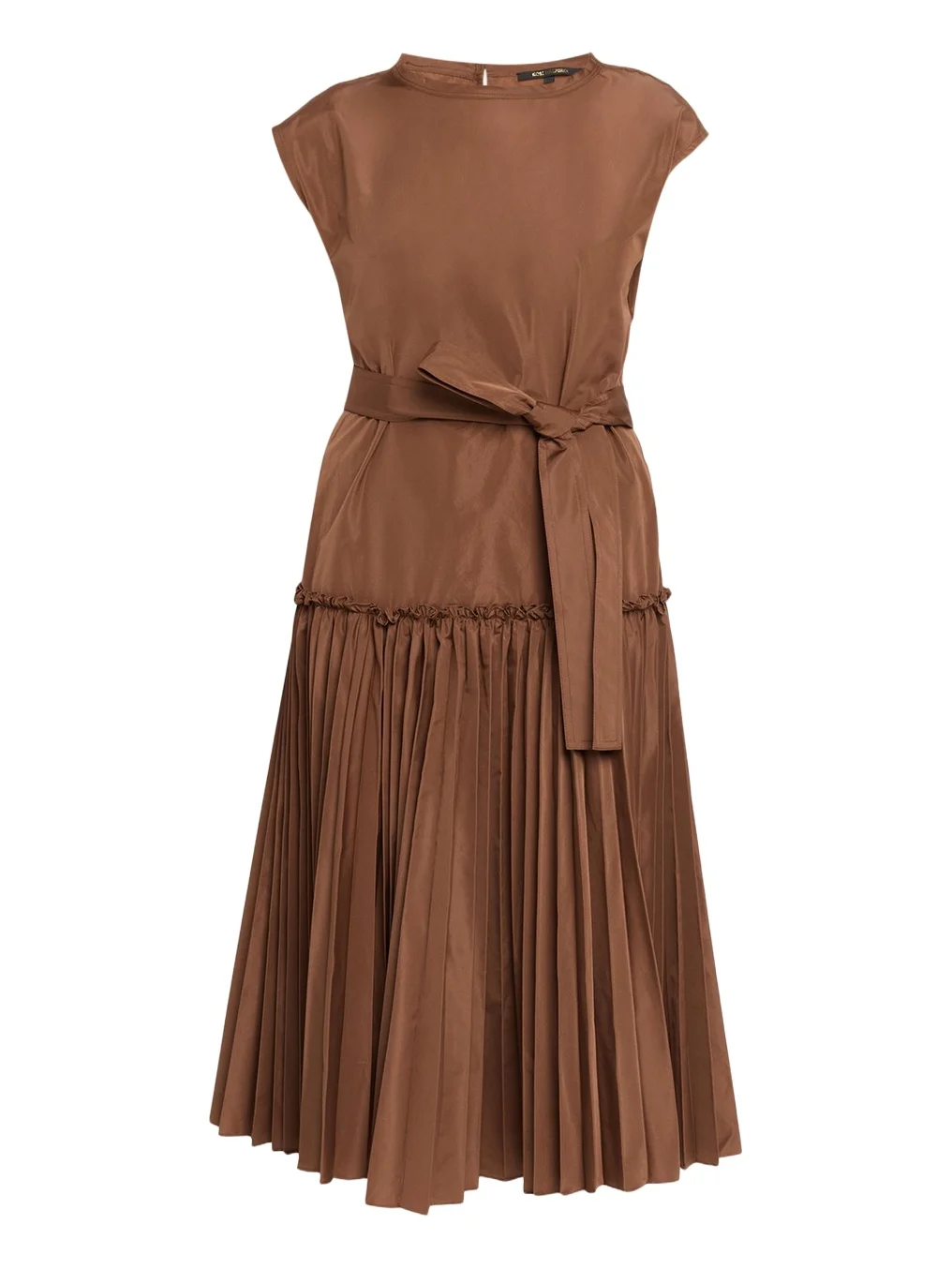 Logan Pleated Drop-Waist Midi Dress Logan Pleated Drop-Waist Midi Dress