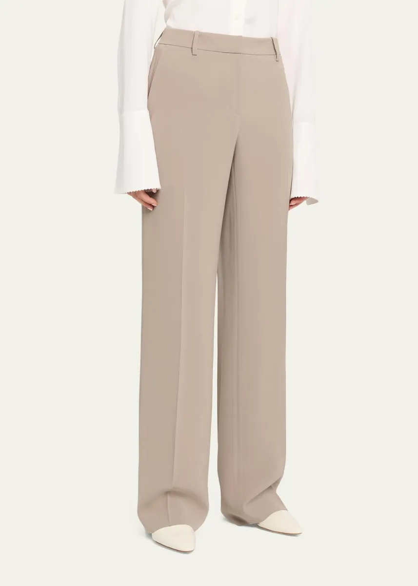 Lafayette 148 New York Gates Straight-Leg Crepe Pants | Thumbnail 4 Lafayette 148 New York Gates Straight-Leg Crepe Pants | Thumbnail 4