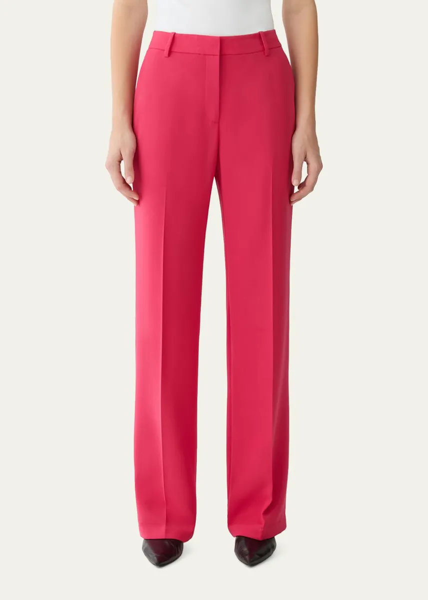 Lafayette 148 New York Gates Straight-Leg Crepe Pants | Thumbnail 8 Lafayette 148 New York Gates Straight-Leg Crepe Pants | Thumbnail 8