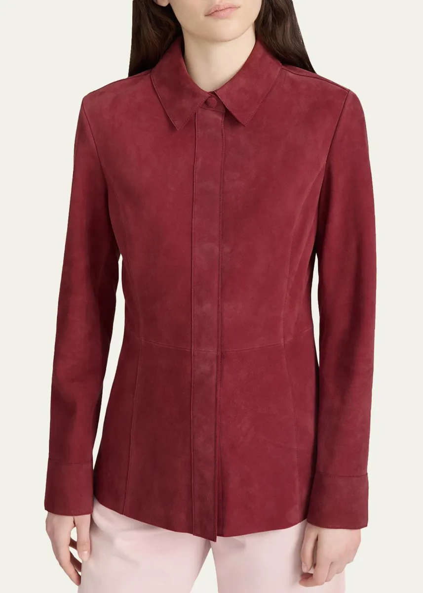 Frame The Suede Shirt | Thumbnail 4