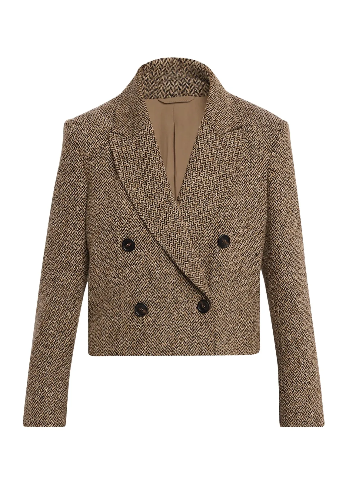 Brunello Cucinelli Sparkling Wool Herringbone Blazer