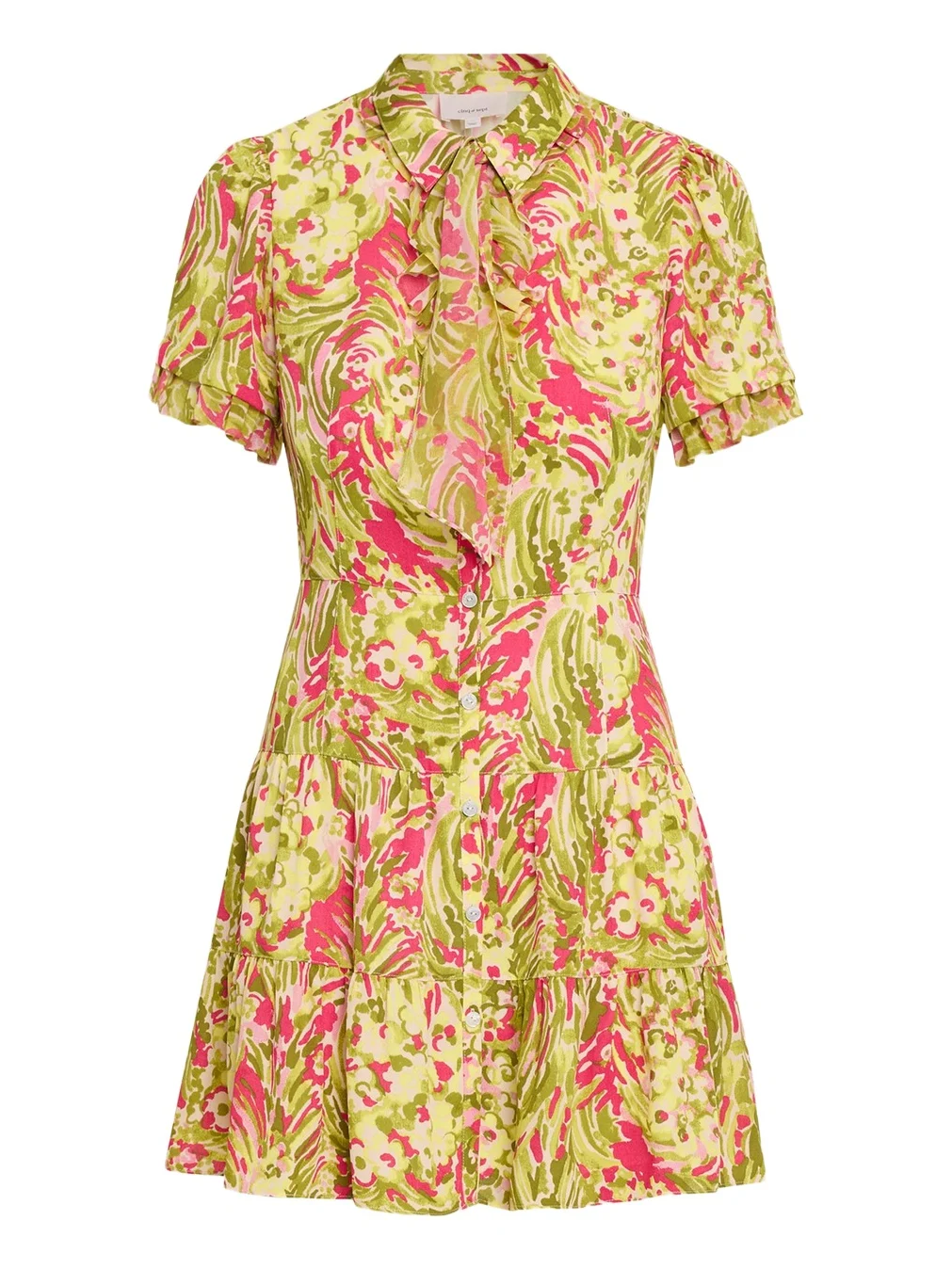 Kari Daisy Swirl Mini Dress