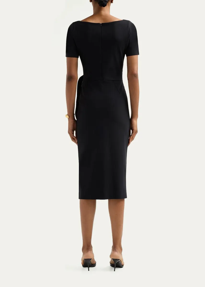 Chiara Boni La Petite Robe Sedva Sequin-Embellished Sheath Midi Dress | Thumbnail 3 Chiara Boni La Petite Robe Sedva Sequin-Embellished Sheath Midi Dress | Thumbnail 3