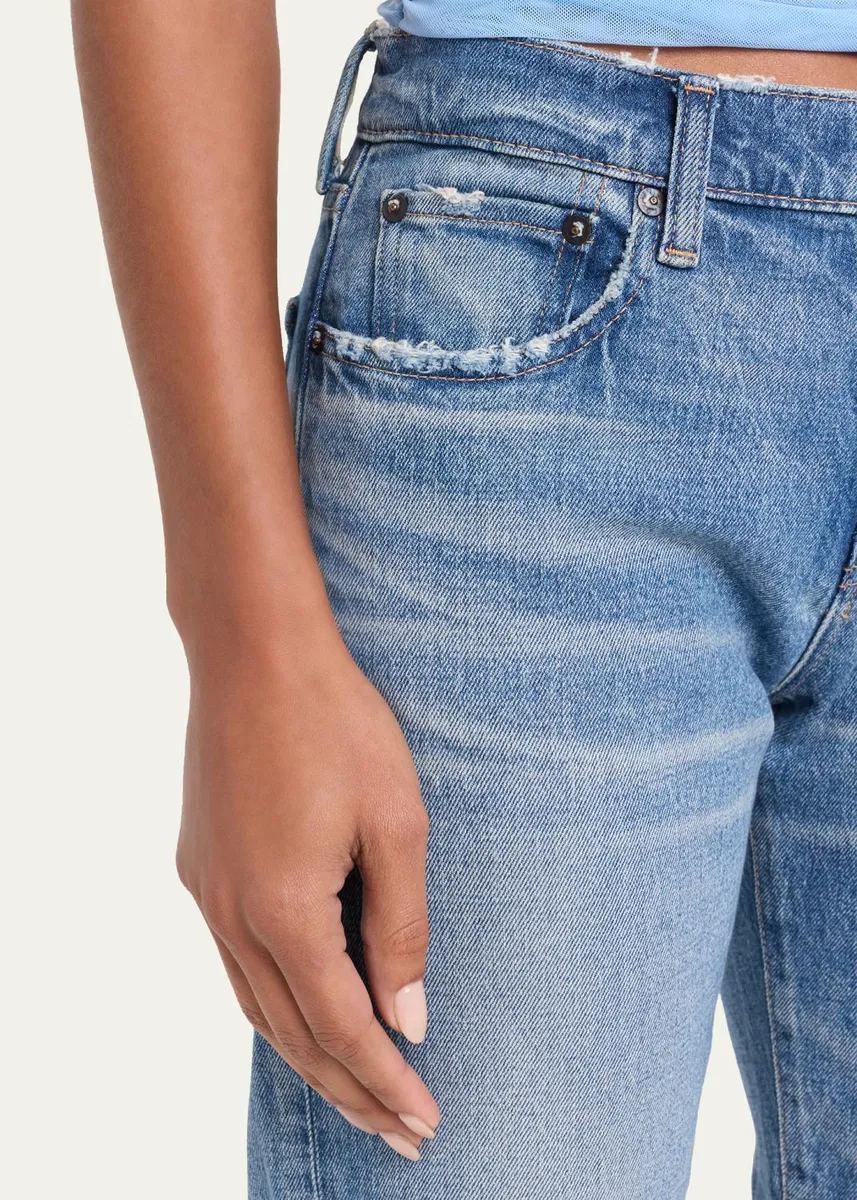 Moussy Vintage Slim Straight Jeans | Thumbnail 5 Moussy Vintage Slim Straight Jeans | Thumbnail 5